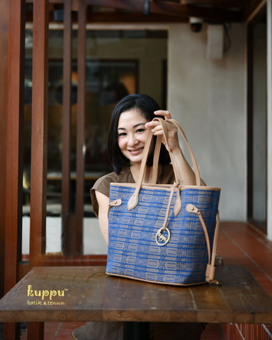 Alexandra (L) Sumatra Tote Bag - Ulos