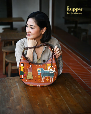 Sylvia (M) Timor Hobo Bag - Arae