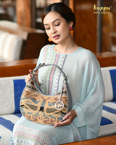 Sylvia (M) Sumba Hobo Bag - Pahikung