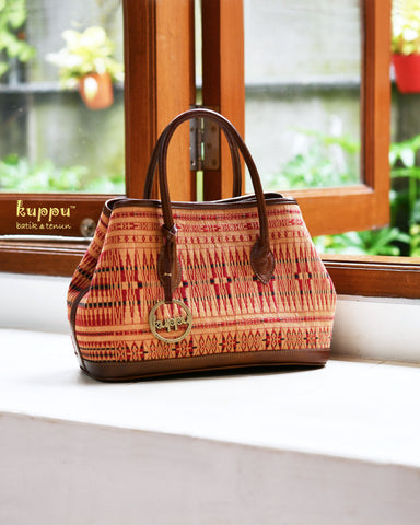 Luna (S) Sumatra Tote Bag - Ulos Pucca